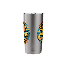 Rooftop Tent Camping Vibes | Handdrawn Style Adventure Stainless Steel Insulated Tumbler