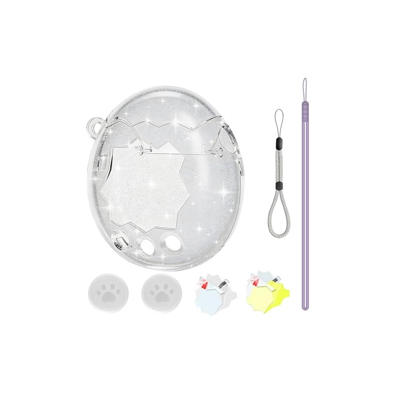 Askuru (2026) Tamagotchi Paradise Tamagotchi Paradise Case, Transparent Cover, Clear,