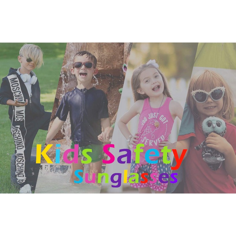 FEISEDY Kids Teens Sports Polarized Sunglasses TR90 Frame Boys Girls