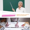 sourcing map Folding and Straight Ruler Kit 30/15cm Metric Aluminum