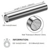 KWOKWEI 2PCS 300mm Stainless Steel Round Tubing, 1” OD, 7/8”