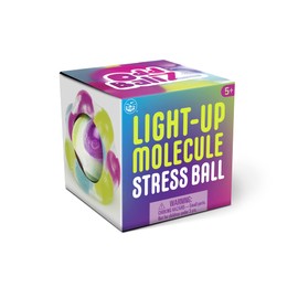 Play Visions Multi-Color Light Up Stress Ball - Use For Anxiety Relief, Tactile Therapy Or As A Fun Handheld Toy