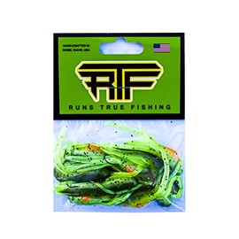 Runs True Fishing RTF- 2" Minnow Tubes - Pre-Rigged 1/16oz Jig - Crappie 10PK… (10PK - Sunfish)