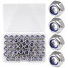 TA-VIGOR 50Pcs M8 x 1.25mm Nylon Hex Lock Nuts, 304