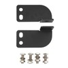 2Pcs/Set LED Work Light Bracket Windshield Pillar Lamp Mount Replacement