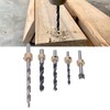 5Pcs Pocket Hole Drill Bit 3 Knife Points High Speed