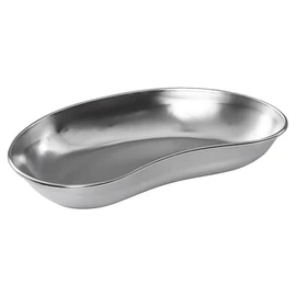 Matsuyoshi Pus Basin Stainless Steel Shallow Type Large 22cm 400CC Broad Bean Shape Tray Silver Metal Hospital Medical Instrument Surgery Procedure Extraction Pus Pus Juice Vomit Handling Vomitus