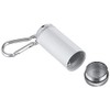 Admiral Sangyo 81590012 Portable Ashtray Cylinder 5 with Carabiner, White
