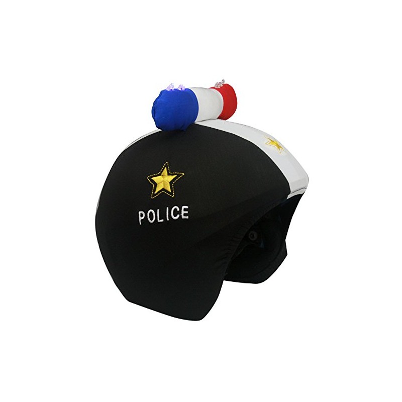 Police Ski Snowboard Winter Sport LED Helmet Cover