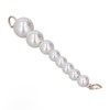 10Pcs Pearl Shoe Chains Polished ABS Resin Metal Buckle Widely