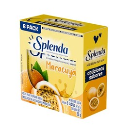 Splenda Maracuyá, Bebida en Polvo sin Azúcar, 8 sobres 56g