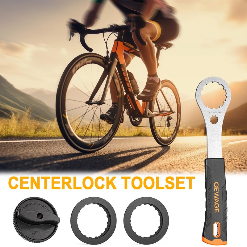 Exbrith Spetsbst Bicycle Centre Lock Tool, Centre Lock Tool, Bicycle