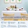 ausurme Table Cloth,Wipeable Tablecloth, PVC Plastic Rectangular Table Cover Protector,Waterproof
