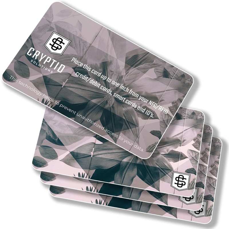 Cryptid Solutions Cryptid Solutions RFID Blocking Cards 4 Pack -