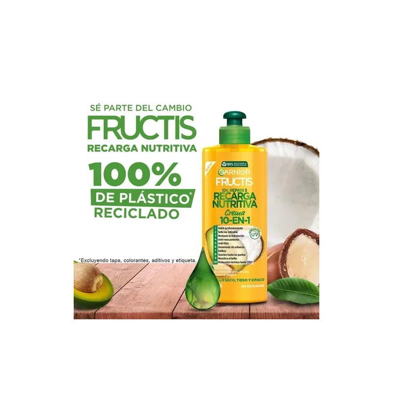 Crema Para Peinar 10 En 1 Recarga Nutritiva 300 Ml
