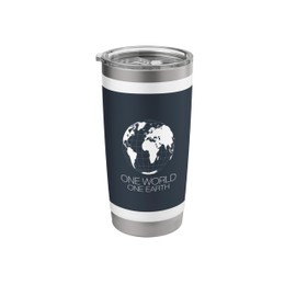 Globe World Map: Celebrating Earth's Beauty and Unity Stainless Steel Insulated Tumbler