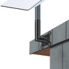 2-Be-Best Starlink Mount, Starlink V2 Short Wall Mount Black Starlink