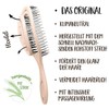 CHIARA AMBRA® Organic Hair Brush with Straw, Climate Neutral, No
