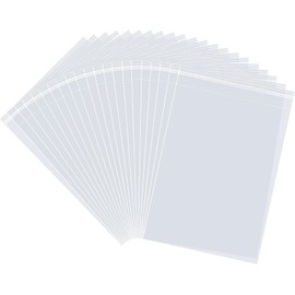 joybest 500 Pcs 10 x 13 Inch Resealable Clear Cellophane Bags Self Sealing Plastic Cello Poly Bags