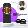 Siphon Black Matt for Sink, Premium Siphon Washbasin, Brass Walls,