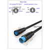 Laisomeke Julet 4Pin Male Female Waterproof Cable Electric Bike Extension