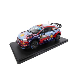 OPO 10 - Miniature Car in 1/24 Scale Compatible with Hyundai i20 Coupe WRC - SORDO - Rally Italia Sardegna 2019 - RVQ01
