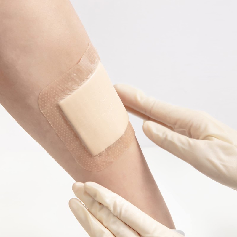 Dimora Silicone Foam Dressing with Border Adhesive 6"x6" Waterproof Wound