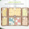 FYY Daily Pill Organizer,2 Pcs 7 Compartments Portable Pill Case