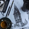 ARTISANAL STUDIO Drawing Pencils, (12B to 4H) 10 Graphite Sketching