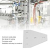 5Pcs Tie Plate 5 Holes Aluminum Robust Reinforced Connecting Mending