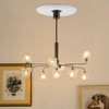 MY MIRONEY White PU Ceiling Medallion Decorative Ceiling Fan Medallion