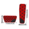 2PCS Accelerator Brake Pedals Anti Slip Foot Rest Plate Replacement