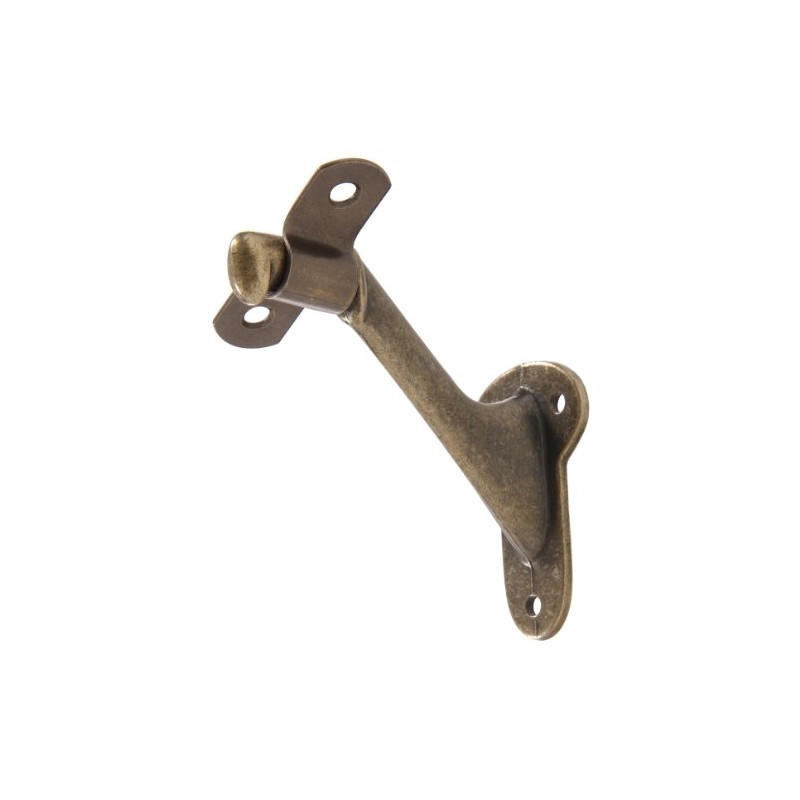Hardware Essentials 852871 Utility Handrail Brackets Antique Brass