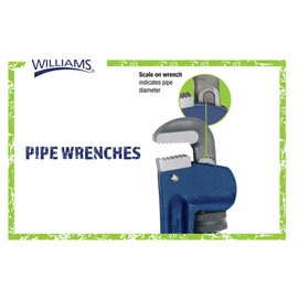 Williams 13500 Aluminum Pipe Wrench, 8-Inch