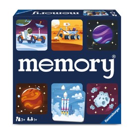 Ravensburger Space Memory Game for Boys & Girls Age 3 & Up! - A Fun and Fast Cosmic Matching Game (20424)