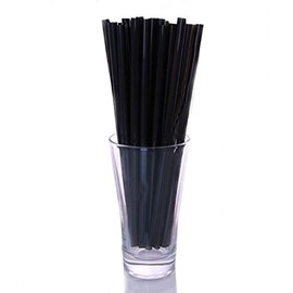 BarConic 8" Straws - Black