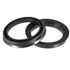 2pcs Plastic Car Hub Centric Rings Wheel Bore Center Spacer