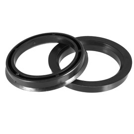 2pcs Plastic Car Hub Centric Rings Wheel Bore Center Spacer (73.1 to 57.1mm)