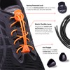 55 Sport Elastic Lock Shoelaces - Orange