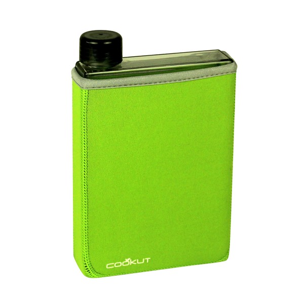 Cookut Manta Flat Isotherm 50cl Easy to Carry Bottle, Green, 50 cl