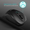 LeadsaiL Wireless Mouse Silent 2.4G USB Computer Compact Optical Cordless