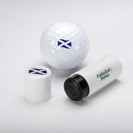 CaddyGolfStamps Scottish Scotland Flag Football Design Golf Ball Stamper Stamp Marker Personalise your Golf Balls Golf Gift Birthday Gift