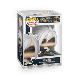 Epic Collectibles Pop League of Legends - Riven with Runic Blade Vinyl Figure Collectibles Bundle with Compatible Funko Box Protector