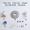 DOLGABA Shower Valve Handle Single Function Shower Mixer Valve Kit