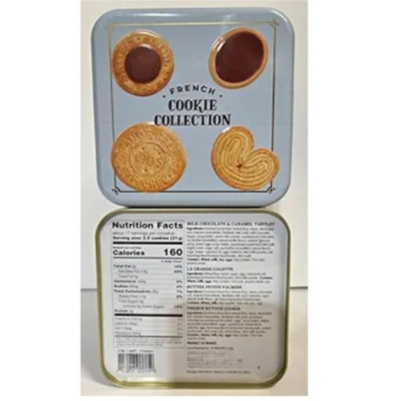 French Cookie Michel Collection 17.9oz 508.3g (2 Tins)