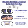 RonJea 8Pcs Oval Finger Splints & Click-Lock Adjustment Kit, 4