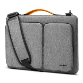 tomtoc Laptop Shoulder Bag for 14 Inch MacBook Pro M4/M3/M2/M1 Pro/Max 2024-2021, 13.5-14.4 Surface Laptop 6/5/Studio 2, Surface Book 3, 360 Protective Case Fit Asus VivoBook