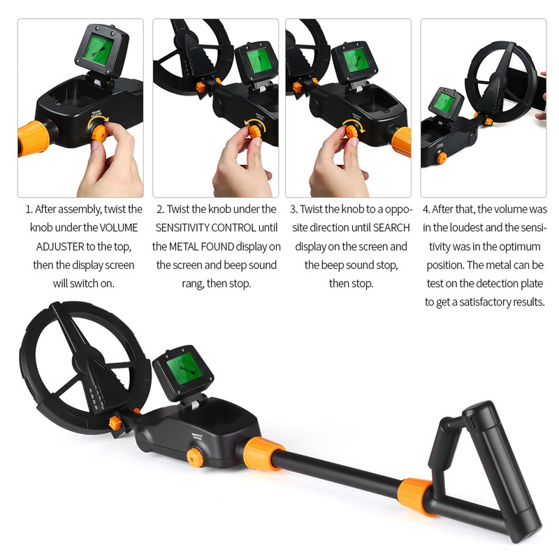 Children Underground Metal Detector Gold Detectors Treasure Hunter Tracker Seeker