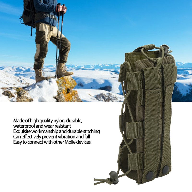 Military Water Bottle Pouch Molle Water Kettle Bag Bottle Holder