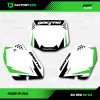 Factory EFX Green Black Shift Racing Graphics Kit fits KX